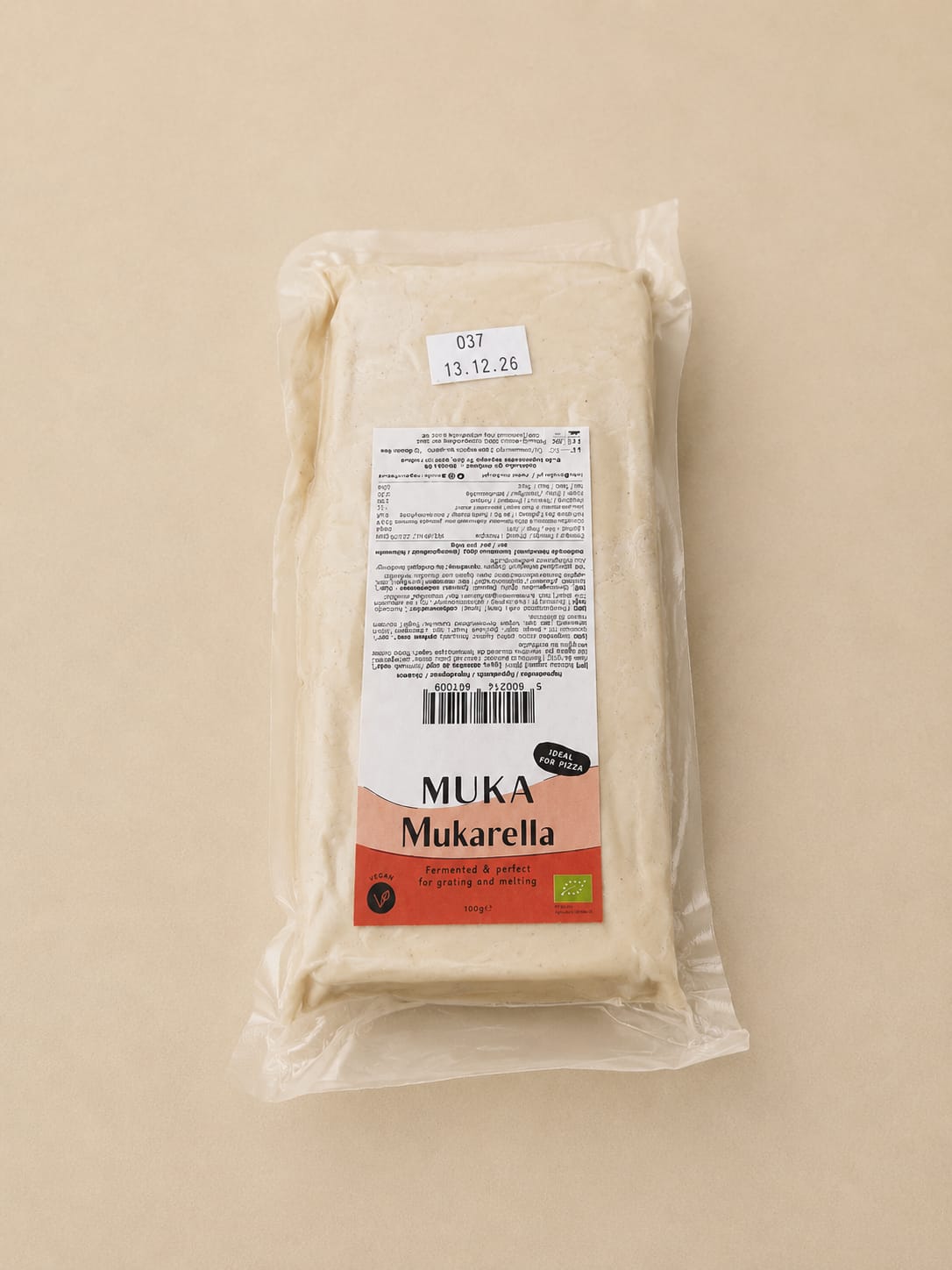 Muka Mukarella Fora do Baralho mozzarella végétale bio 1kg