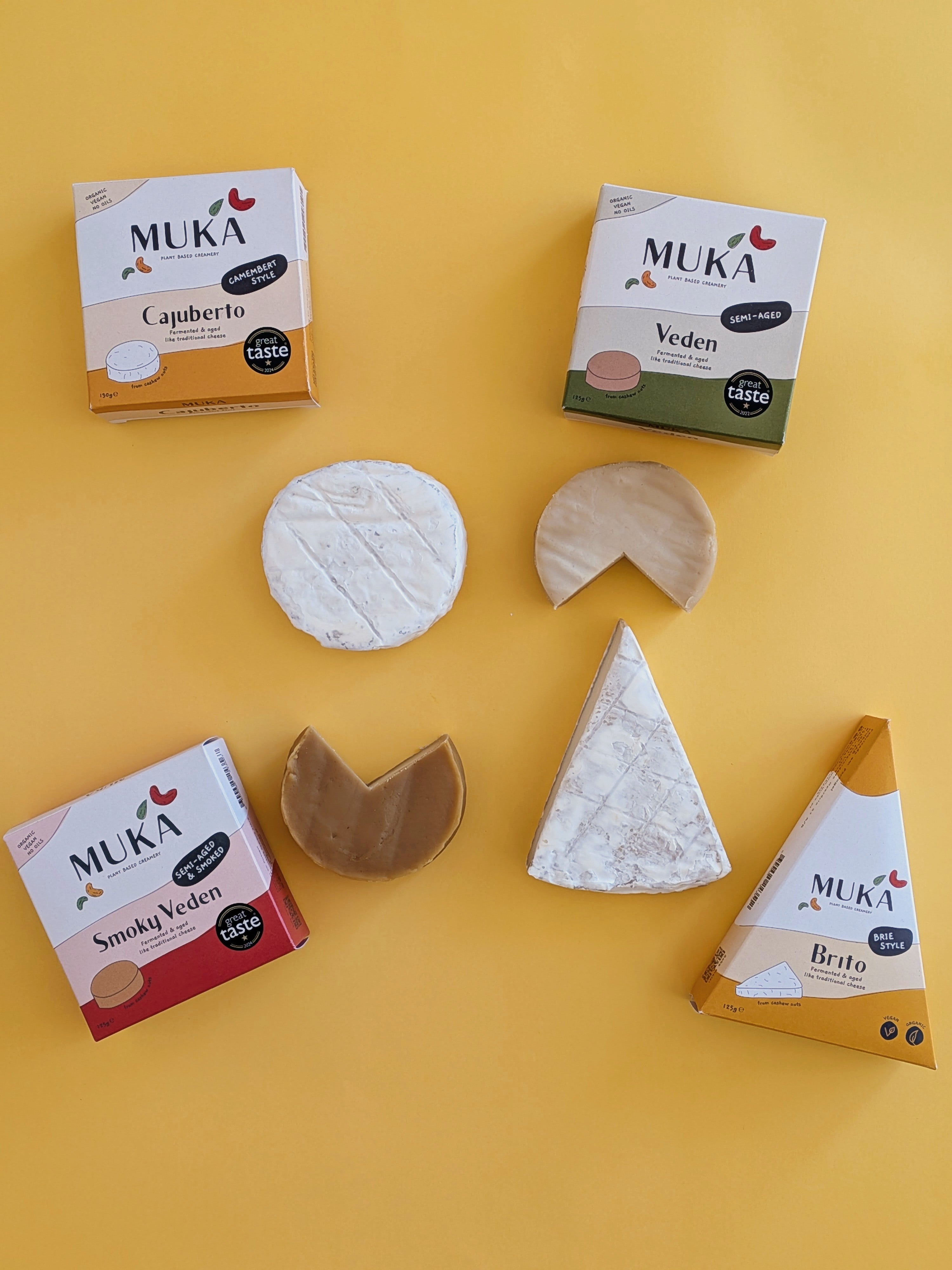 Muka Best-Sellers coffret 4 fromages végétaux cajou 505g