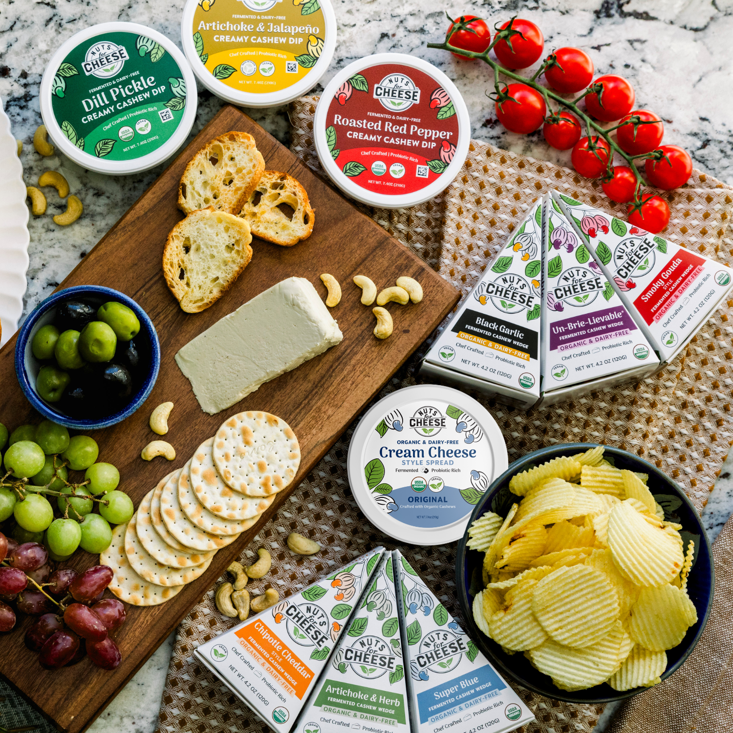 Nuts For Cheese The Essentials Bundle coffret fromage végétal 10 pièces