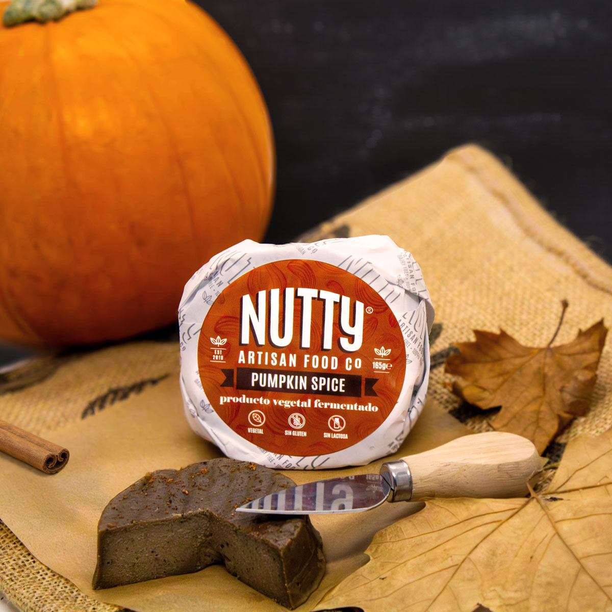 Nutty Los Nutty Pumpkin Spice fromage affiné 165g cajou