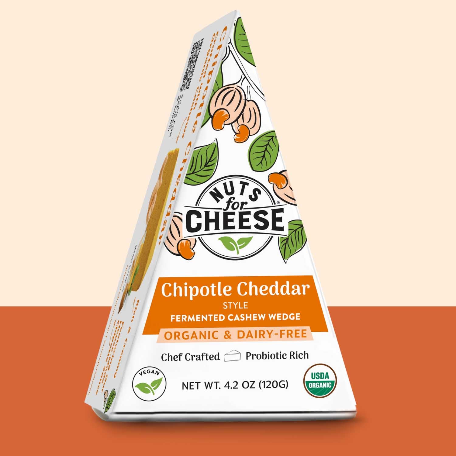 Nuts For Cheese Chipotle Cheddar Style pâte ferme fumée