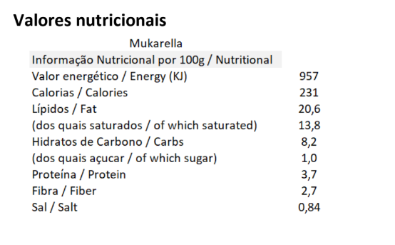 Muka Mukarella Fora do Baralho mozzarella végétale bio 1kg