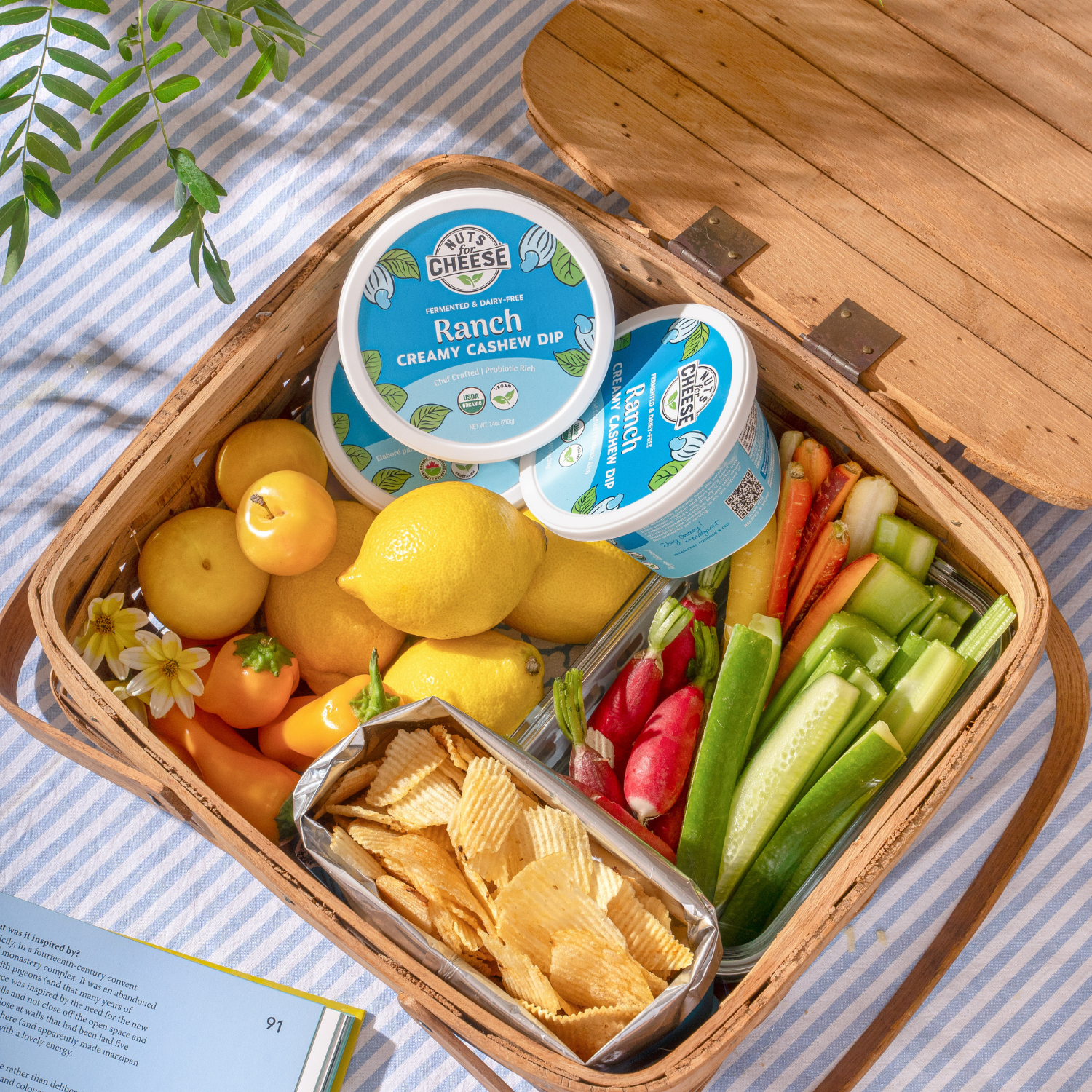 Nuts For Dips Ranch dip cajou herbes ail