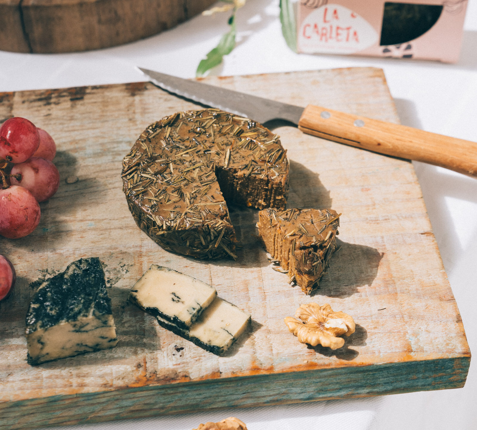 La Carleta Ques'eso Romero fromage vegan romarin 170g sans lactose