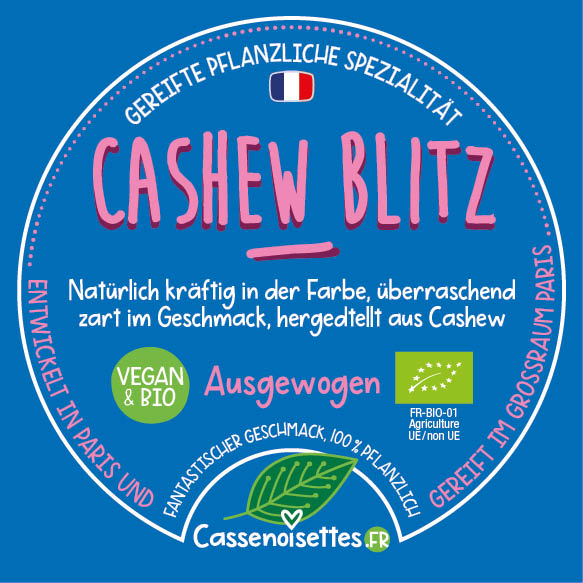 Casse Noisettes Les Affinés Cashew Blitz Bio fromage végétal 115g