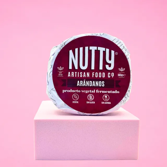 Nutty Artisan Food Los Nutty Arándanos fromage végétal canneberge 165g