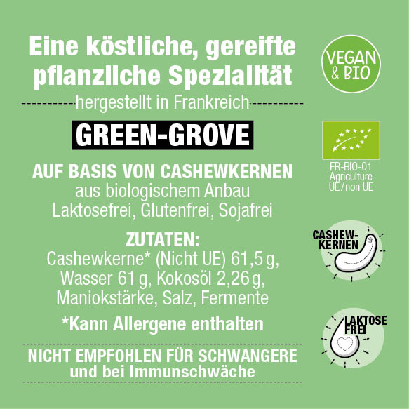 Casse Noisettes Les Affinés Green-grove Bio fromage végétal cajou