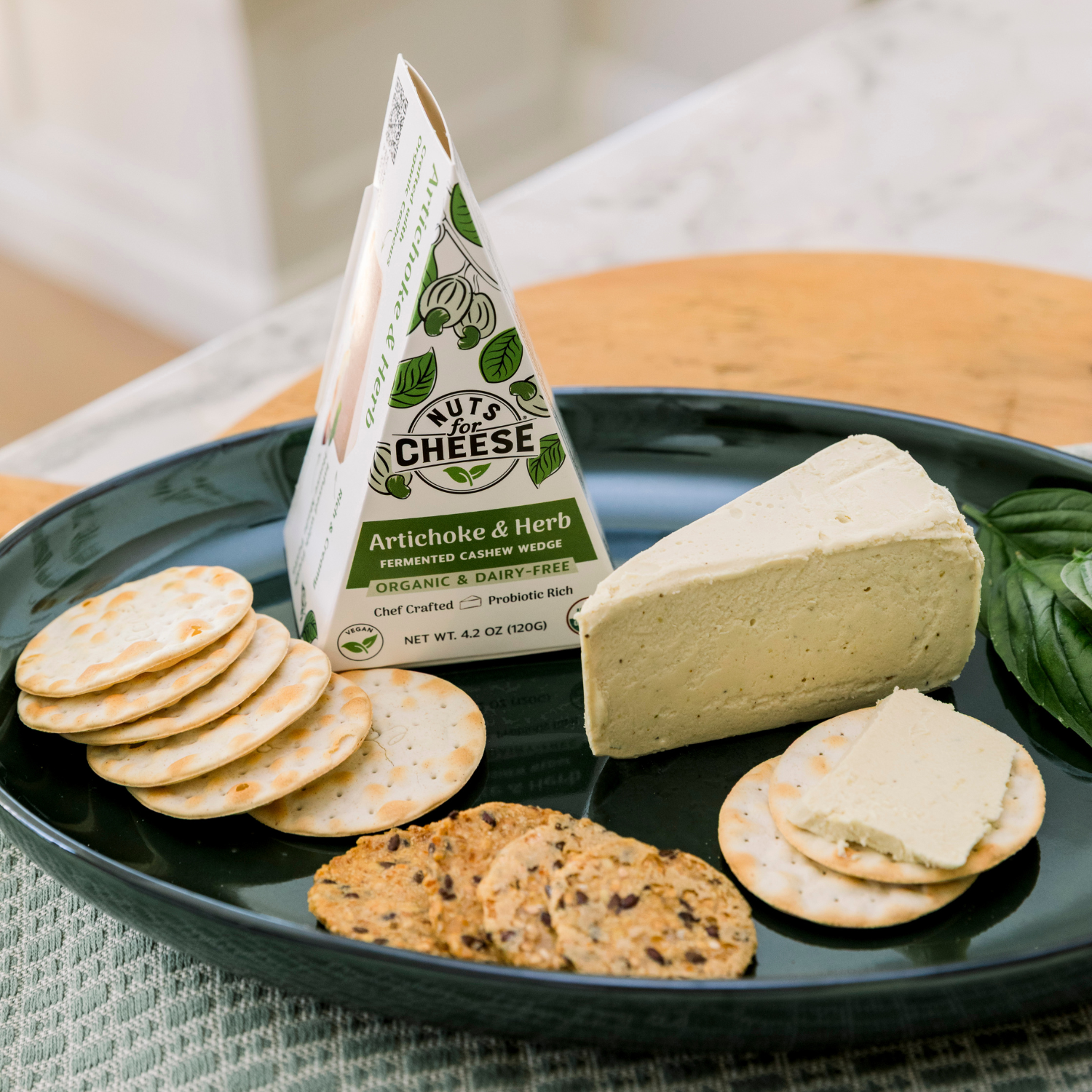 Nuts For Cheese Artichoke & Herb fromage cajou artichaut