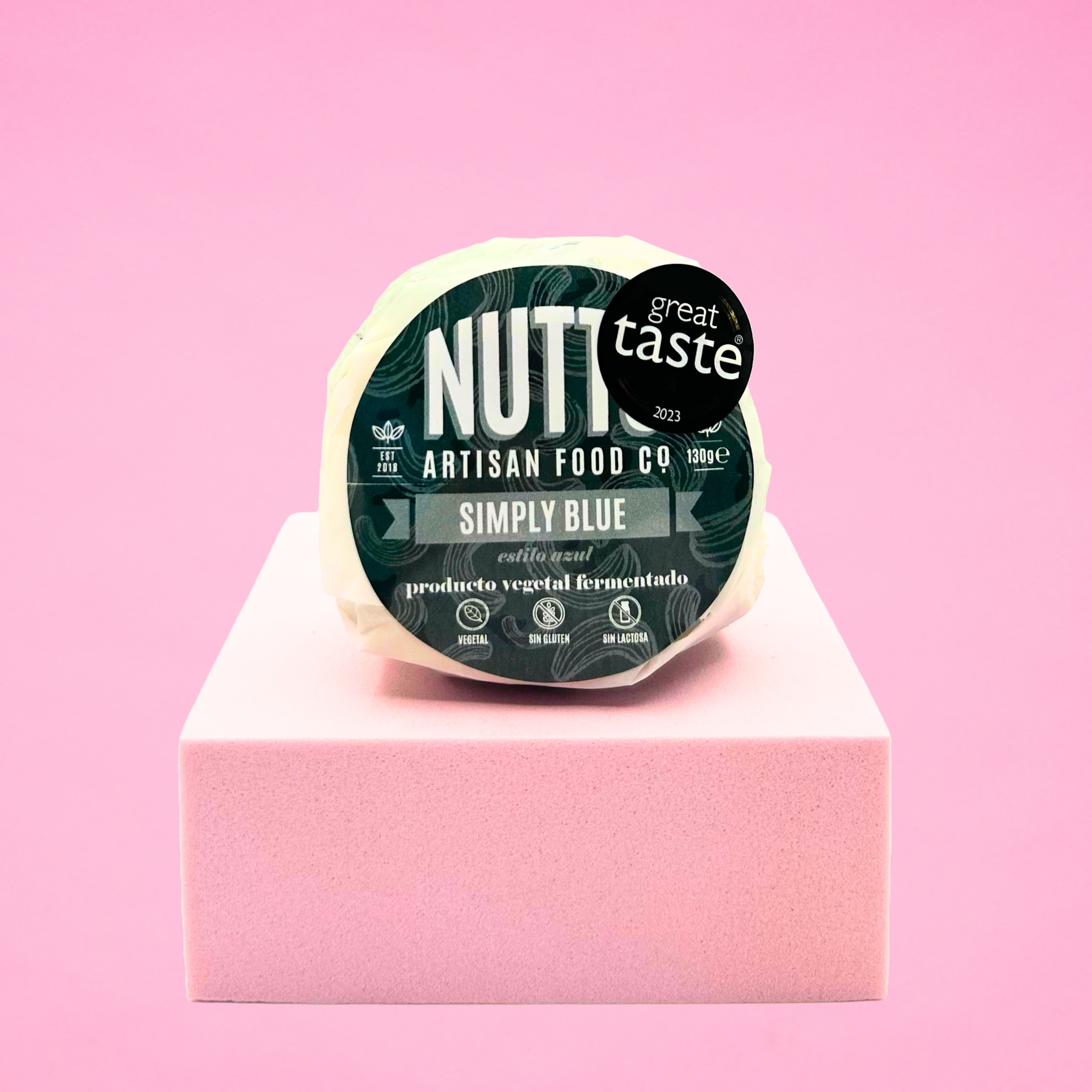 Nutty Artisan Food Los Simply Blue fromage bleu végétal 130g