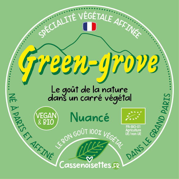 Casse Noisettes Les Affinés Green-Grove fromage végétal bio 115g