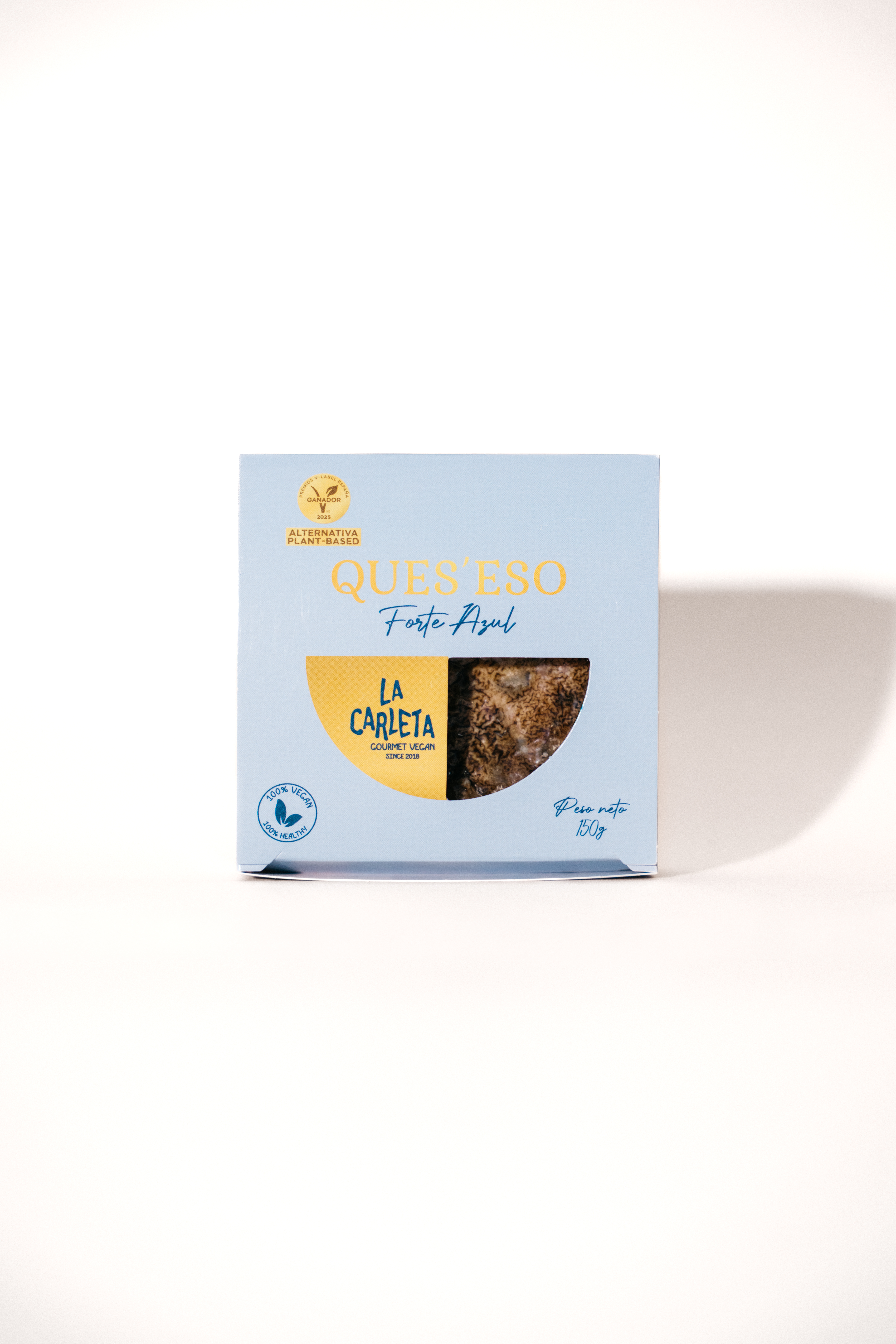 La Carleta Ques'eso Forte Azul fromage vegan bleu 150g sans lactose