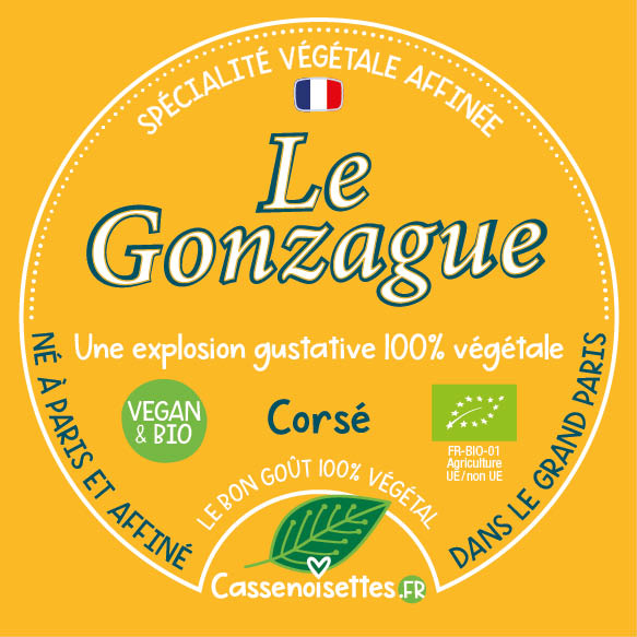 Casse Noisettes Les Affinés Gonzague bio fromage 115g