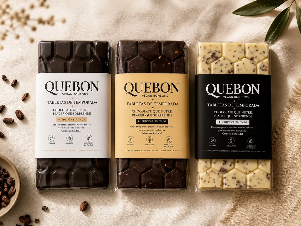 La Carleta QueBon trio tablettes chocolat 3x100g
