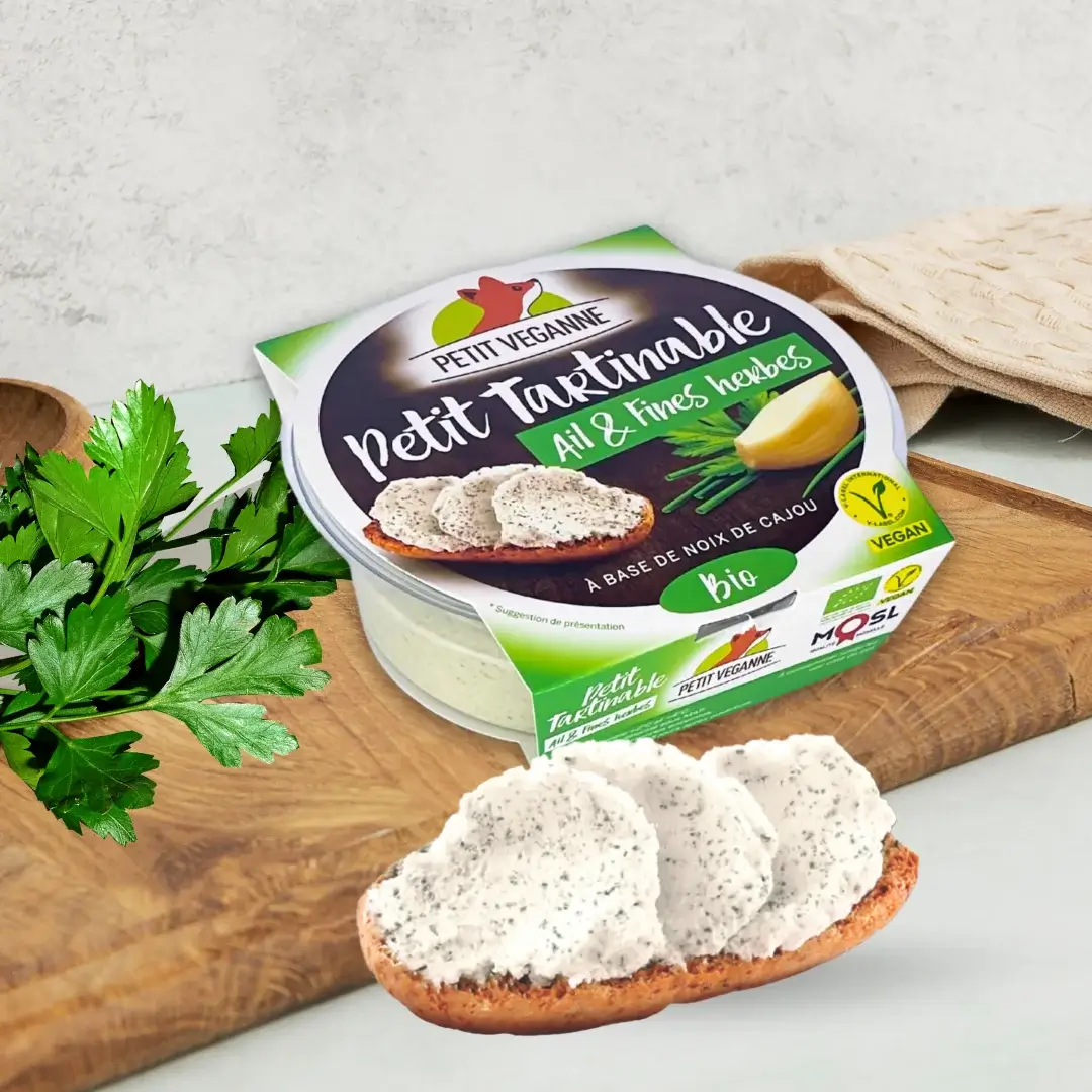 Petit Véganne Nos Petits Tartinables Ail Herbes tartinable 100g