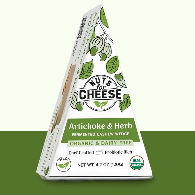 Nuts For Cheese Artichoke & Herb fromage cajou artichaut