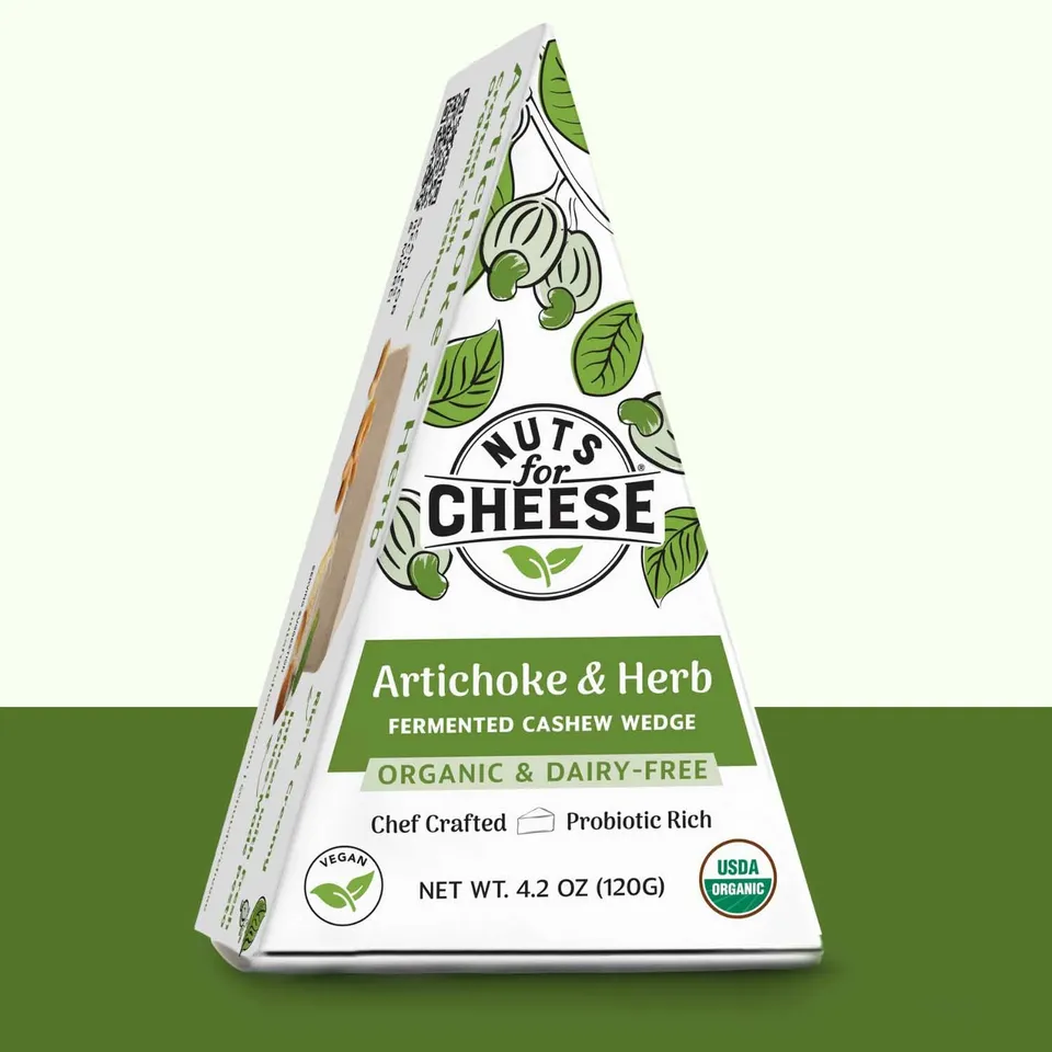 Nuts For Cheese Artichoke & Herb fromage cajou artichaut