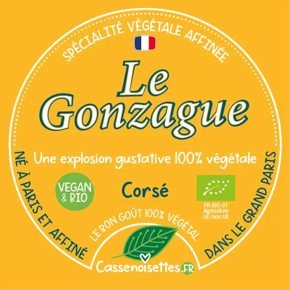 Casse Noisettes Les Affinés Gonzague bio fromage 115g