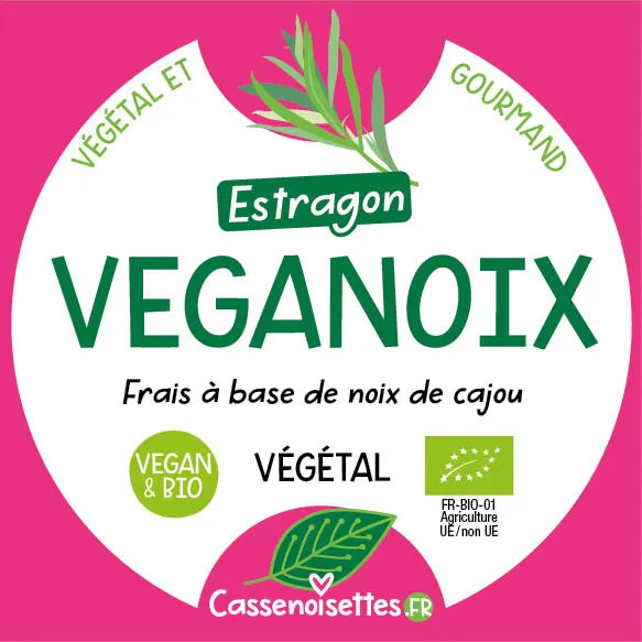 Casse Noisettes Veganoix Estragon bio fromage végétal 125g