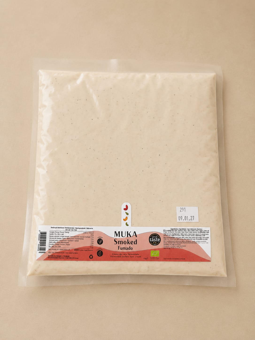 Muka Cremosos Fumado fromage végétal fumé bio 1kg