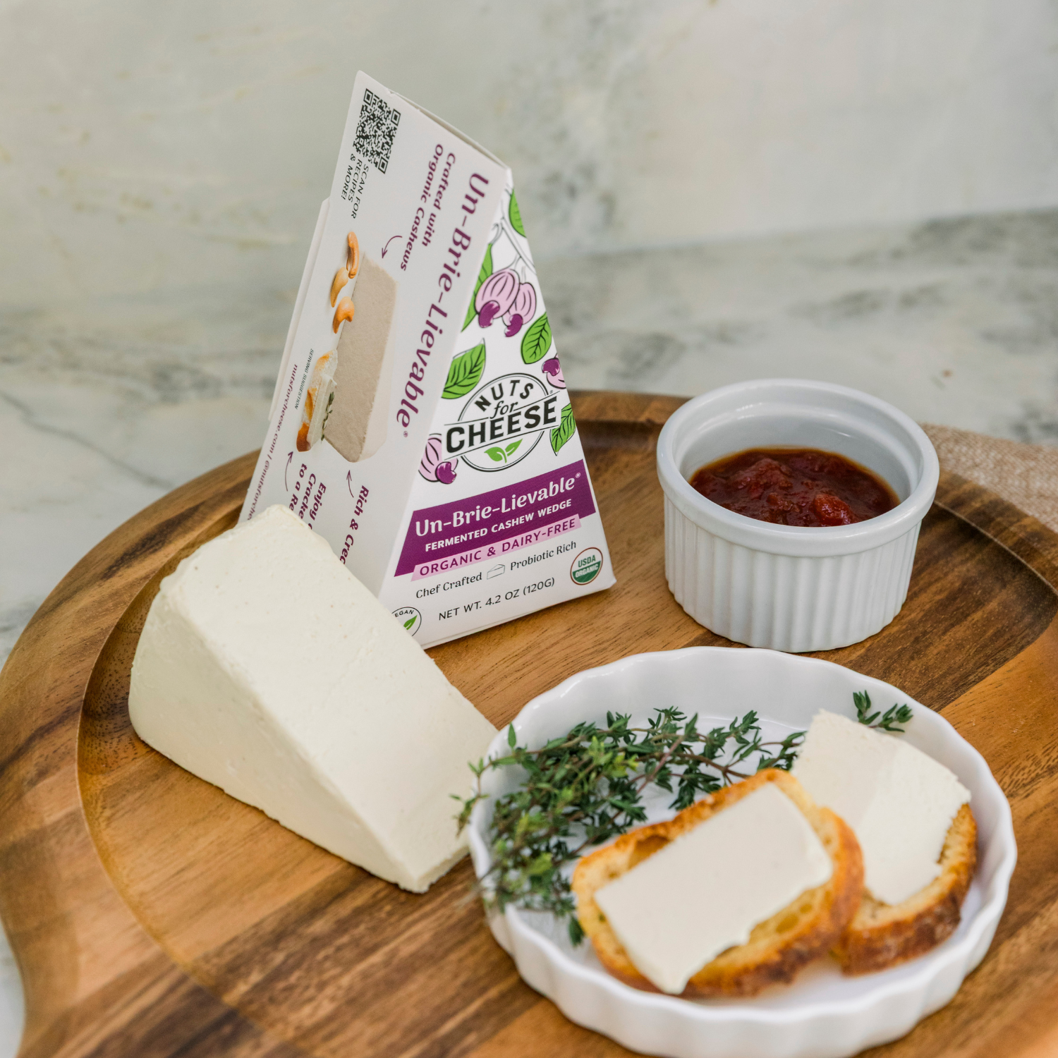 Nuts For Cheese Un-Brie-Lievable fromage cajou brie doux