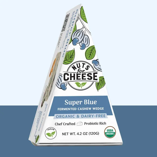 Nuts For Cheese Super Blue bleu végétal spiruline cajou
