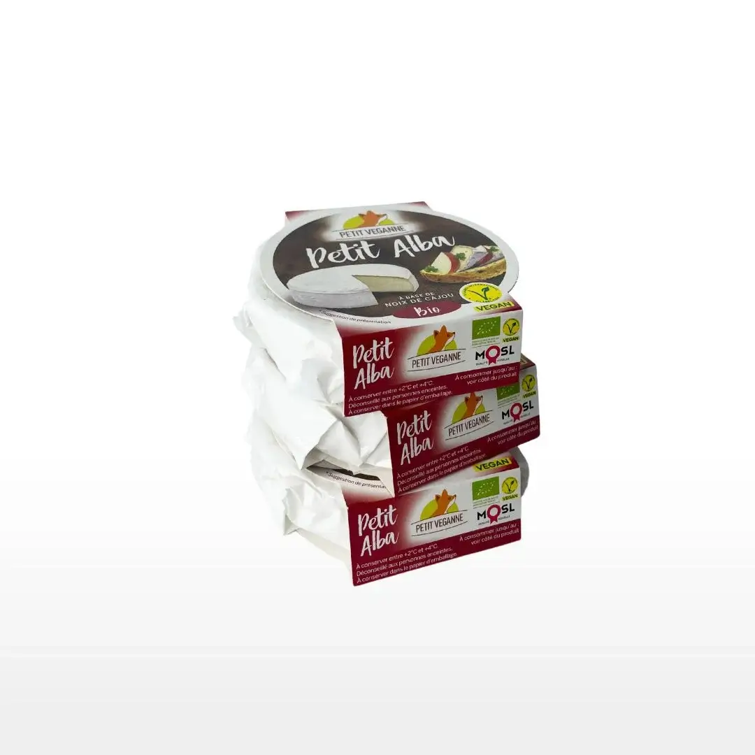 Petit Véganne Trio Petit Alba 3x fromage végétal façon chèvre
