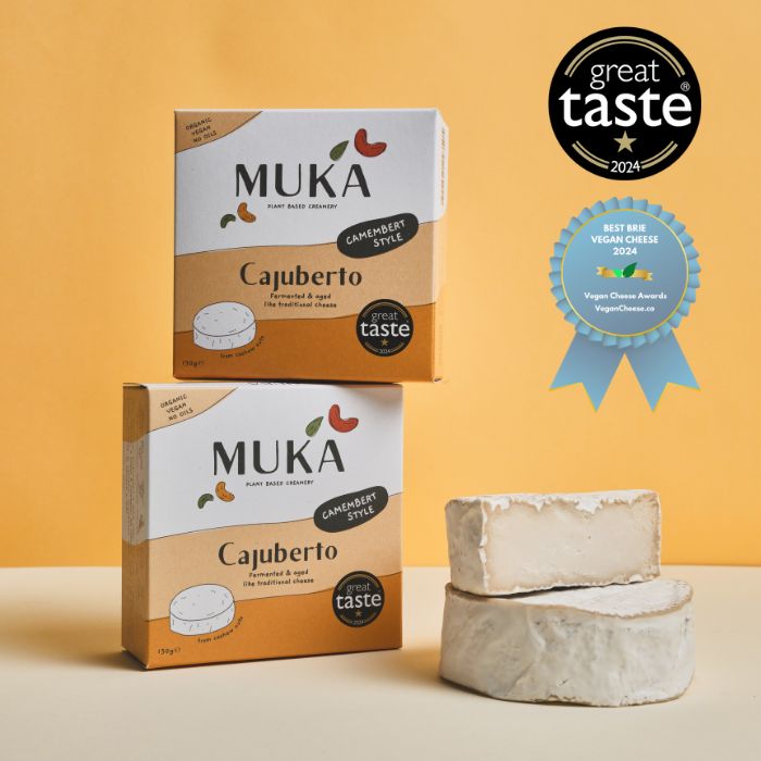 Muka Cajuberto camembert végétal cajou 130g crémeux