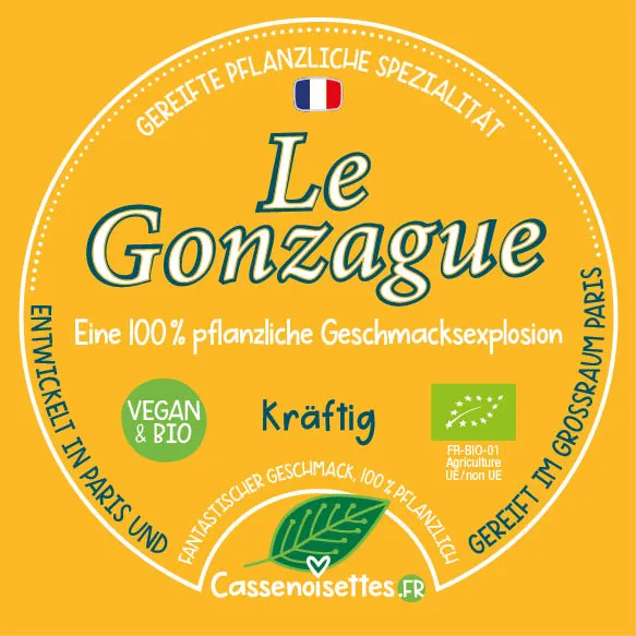 Casse Noisettes Les Affinés Le Gonzague Bio fromage végétal cajou