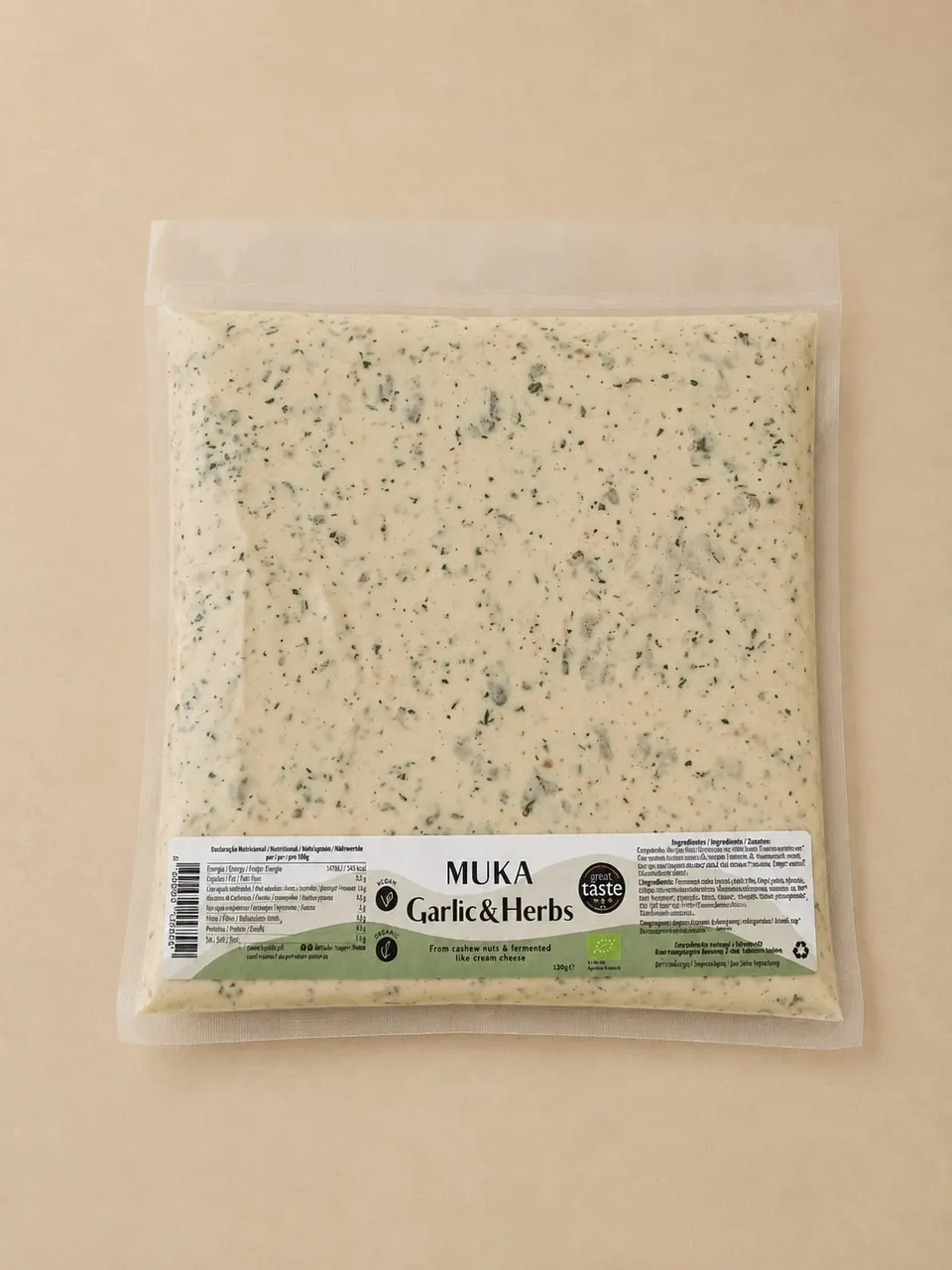 Muka Cremosos Ail et Herbes fromage végétal bio 1kg
