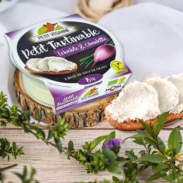 Petit Véganne Nos Petits Tartinables Échalote Ciboulette tartinable 100g