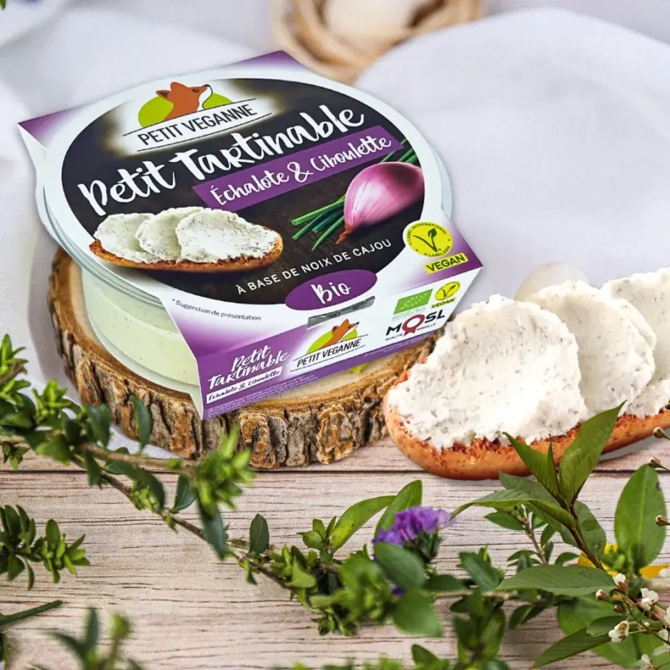 Petit Véganne Nos Petits Tartinables Échalote Ciboulette tartinable 100g