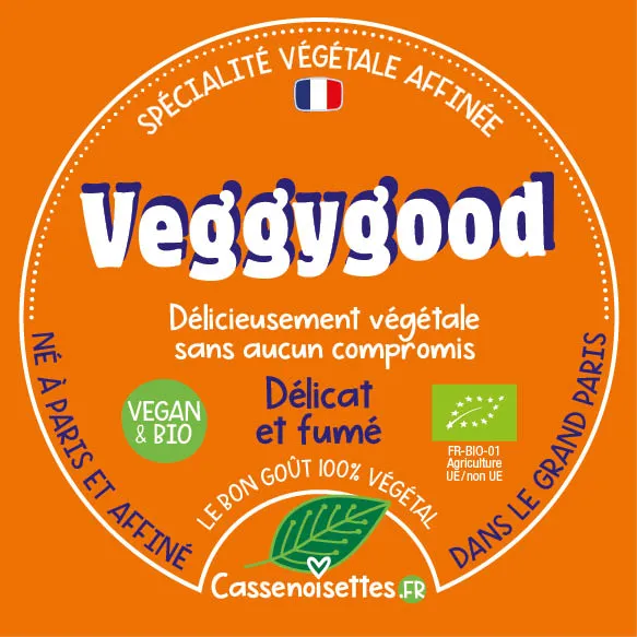 Casse Noisettes Les Veganoix Veggygood fromage végétal cajou bio 125g