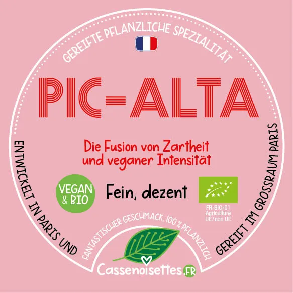 Casse Noisettes Les Affinés Pic-Alta fromage végétal bio 115g