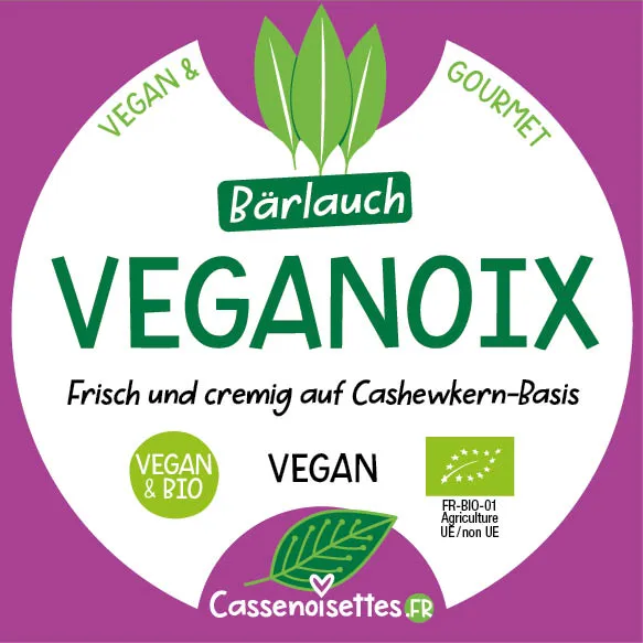 Casse Noisettes Les Veganoix Ail des ours fromage crémeux cajou