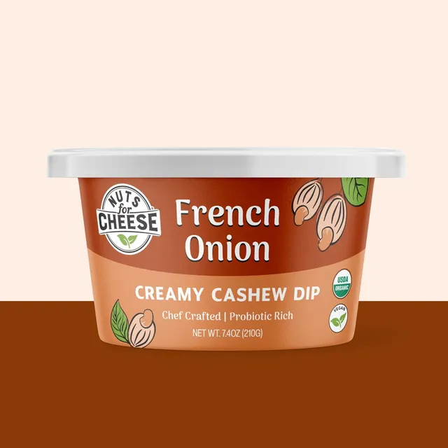 Nuts For Cheese Nuts For Dips French Onion dip végétal oignon