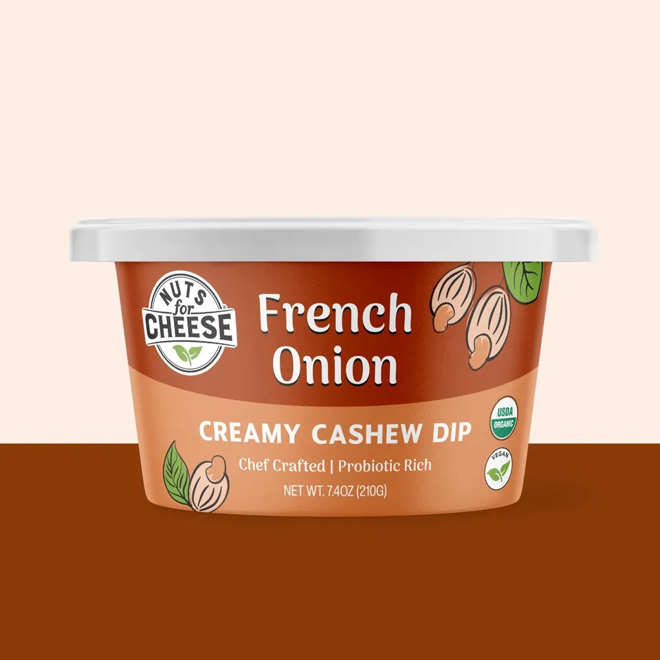Nuts For Cheese Nuts For Dips French Onion dip végétal oignon