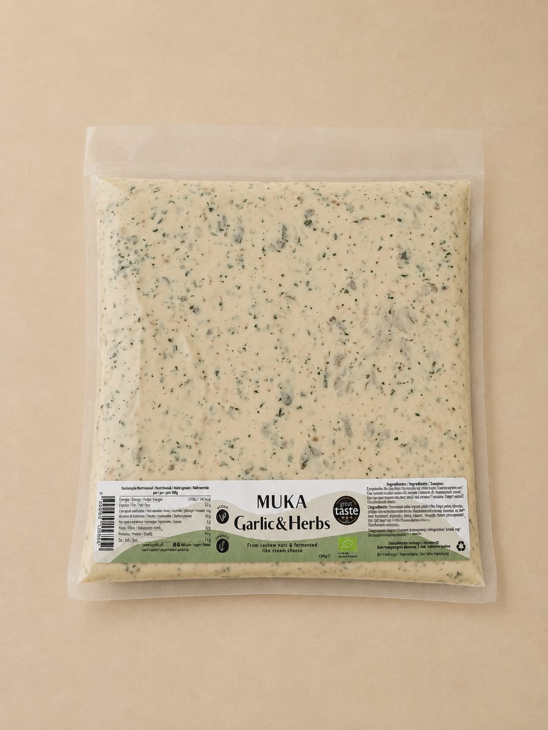 Muka Cremosos Ail et Herbes fromage végétal bio 1kg