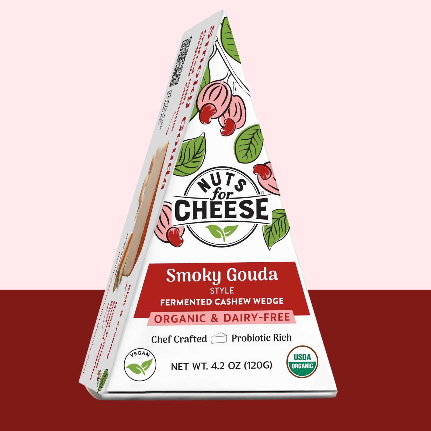 Nuts For Cheese Smoky Gouda Style fromage végétal fumé
