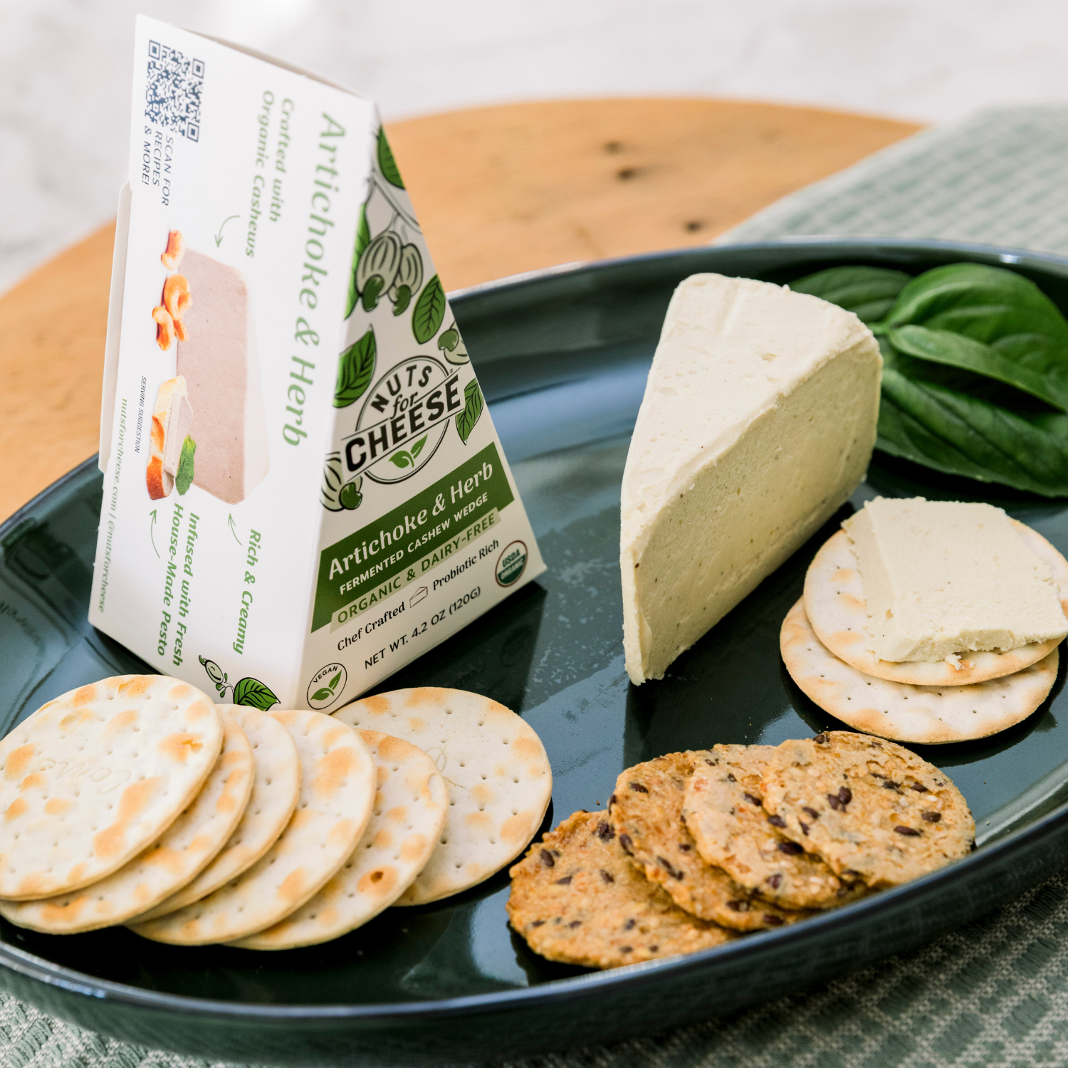 Nuts For Cheese Artichoke & Herb fromage cajou artichaut