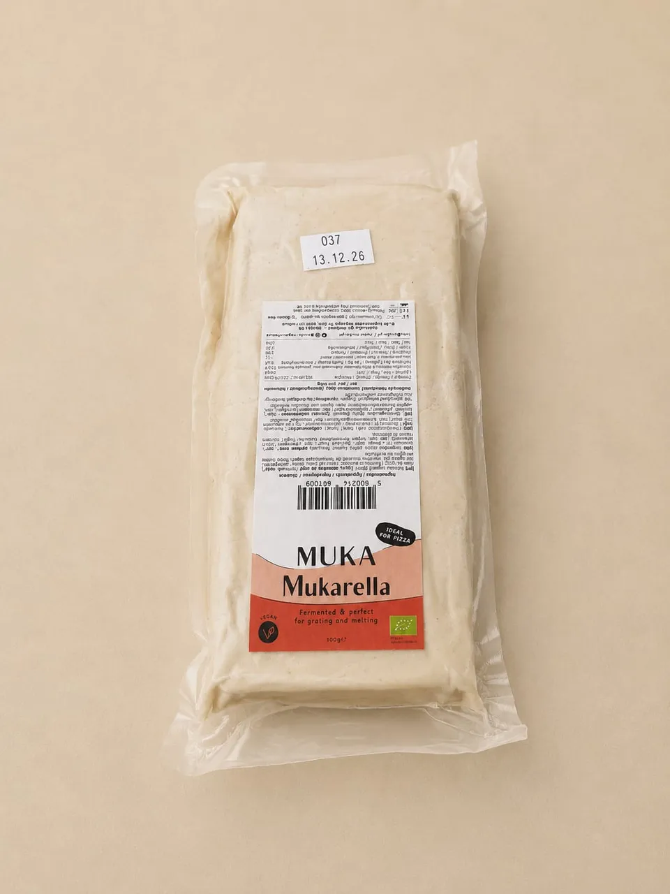 Muka Mukarella Fora do Baralho mozzarella végétale bio 1kg