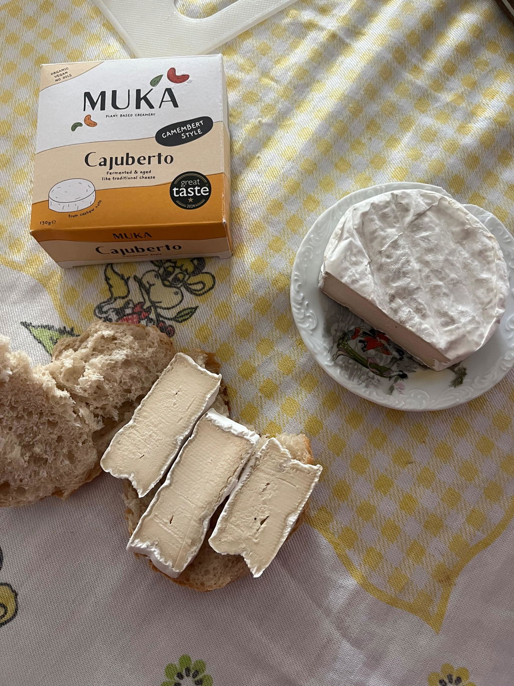 Muka Cajuberto camembert végétal cajou 130g crémeux