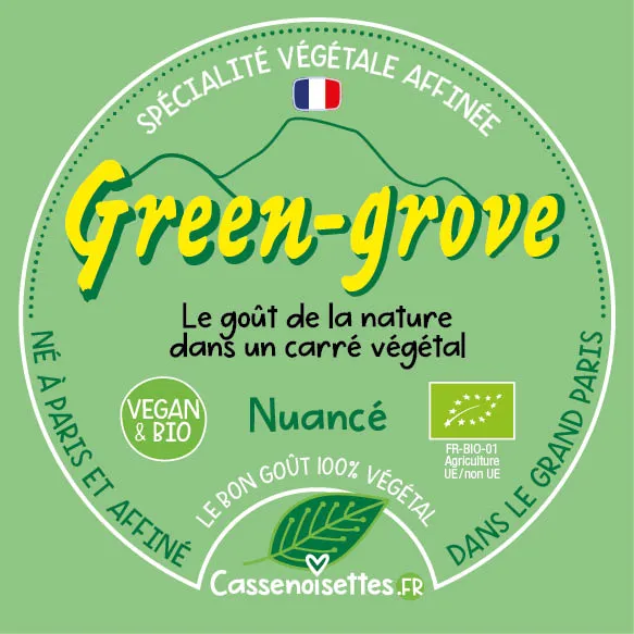 Casse Noisettes Les Affinés Green-Grove fromage végétal bio 115g