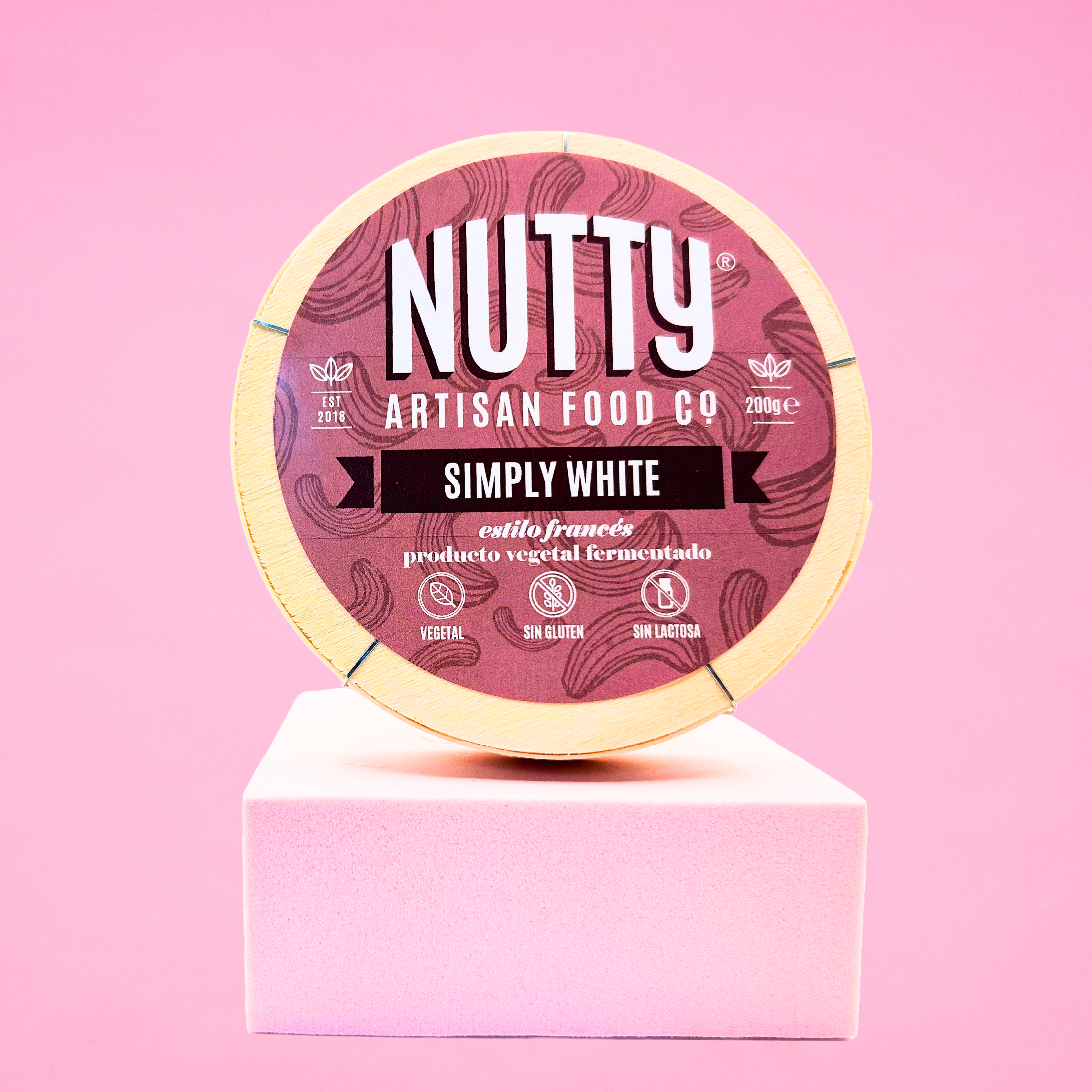 Nutty Los Simply White fromage végétal cajou 200g